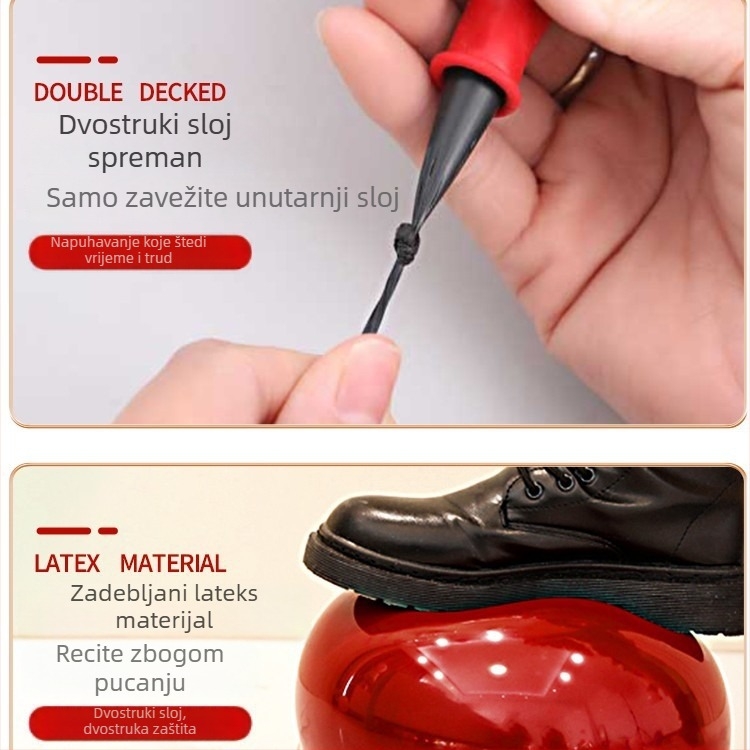 Balon dekoracije za novi dom, postavljanje scene za dnevni boravak i rekviziti za useljenje