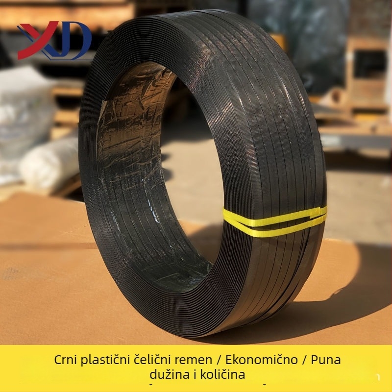Plastično-čelični pojas za pakiranje – Tkanani vezni pojas s ručnim toplim spojem, 0,8 mm, nosivost 480 kg, težina 10 kg, 1608 PET