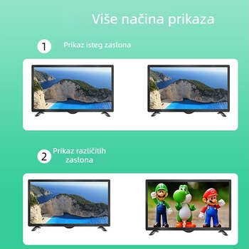 HDMI matrica prekidač 4x2, 4K60 s EDID i RS232 kontrolom