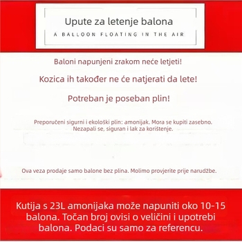 Helijevi baloni s karikaturnim dizajnom od aluminijske folije za parkove i trgove