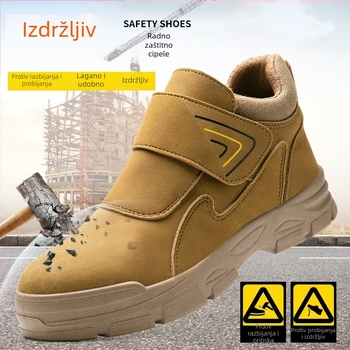 Zaštitne cipele za zavarivače – otporne na probijanje i udarce, gornji dio od suedea, čelični vrh, slip-on dizajn