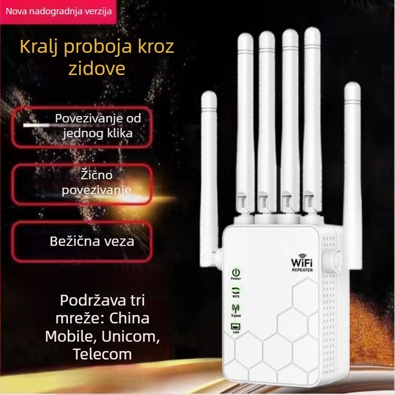 WiFi repeater 5G dvopojasni, pojačivač signala za kućni router