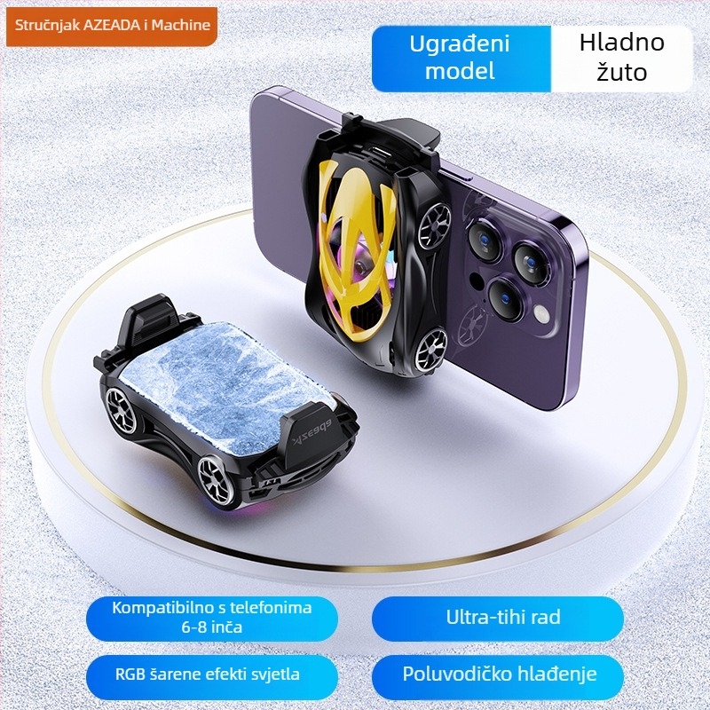 Hlađiva za telefon s poluvodičkim hlađenjem, magnetska kopča, model AZ-X03, 10W, Type-C priključak