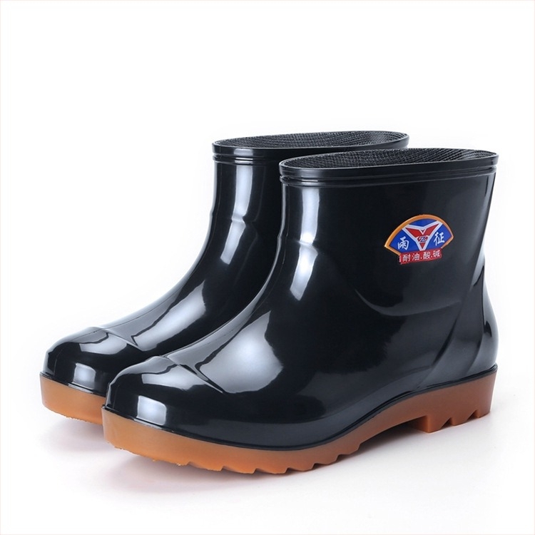 Muške kišne čizme s niskim krojem, PVC gornji dio, plastični đon, overshoe stil, vodootporne