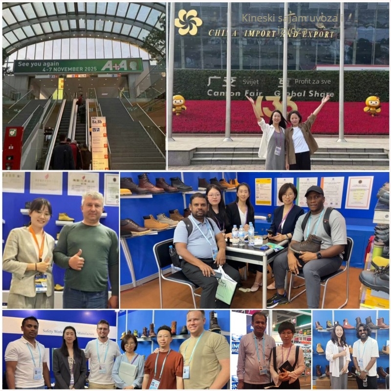 Visoke radne čizme od kože s čeličnom prstom, zaštita od udara i bušenja, otporne na ulje i kiselinu, protuklizna potplata