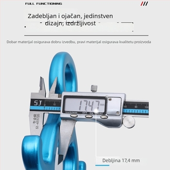 Canle spuštač užeta za vanjsko penjanje – aluminijska legura, Kategorija Desdescend, Pakiranje: 100 komada.