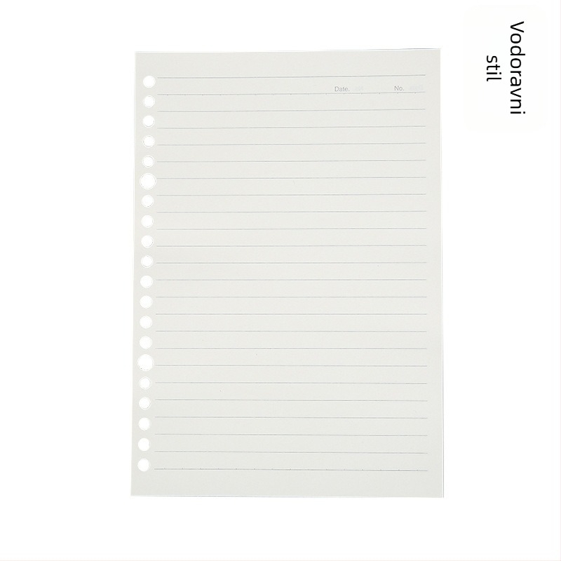 PP kućište za svezak s uklonjivim B5 jezgrom, 120 listova, kompatibilno s rupama 8/20/26/30, otisak logotipa i prilagođavanje.