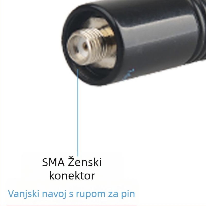NA-774 antena za dvostrani radio - visok dobitak, savitljiva teleskopasta antena, domet 1,5–3 km