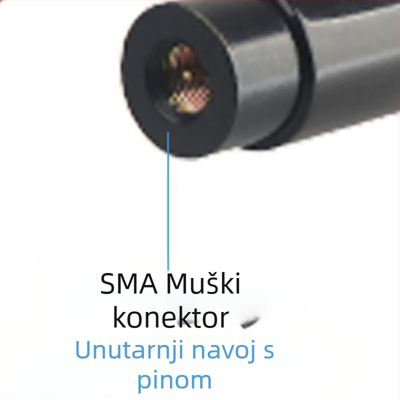 NA-774 antena za dvostrani radio - visok dobitak, savitljiva teleskopasta antena, domet 1,5–3 km