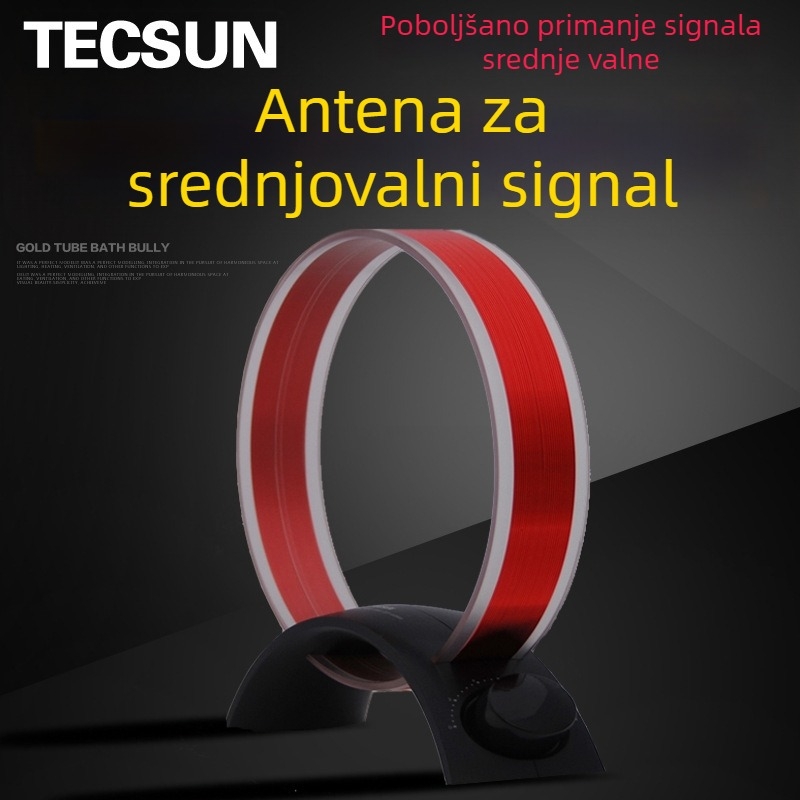 Kružna antena za srednji val – poboljšan prijem (Brend: Tecsun/Desheng; Model: AN; Vrsta antene: kružna)