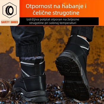 Visoke zaštitne cipele, 10kV izolacija, otporne na udarce i perforaciju, vodootporne, otporne na habanje