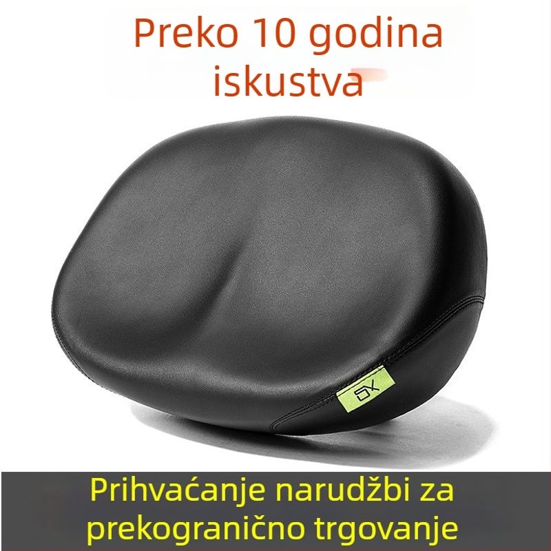 Sjedalo za bicikl MBQ-1889 Stripe s amortizirajućom oprugom, marka meter wave seven, PU površina sjedala, čelični luk okvir, za obične bicikle — prilagodba dostupna