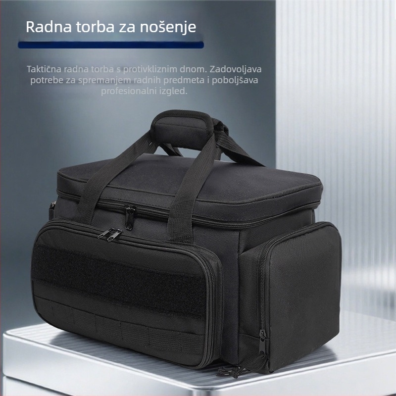 Torba za alat s ojačanom potporom, debelim dnom, protuklizna i otporna na habanje – taktički dizajn