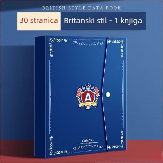 Plastična A4 dokument folder s debelim prozirnim višeslojnim umetnim džepovima, Dehong model 5080, 60 stranica, debljina materijala 75 mm, moguć tisak loga