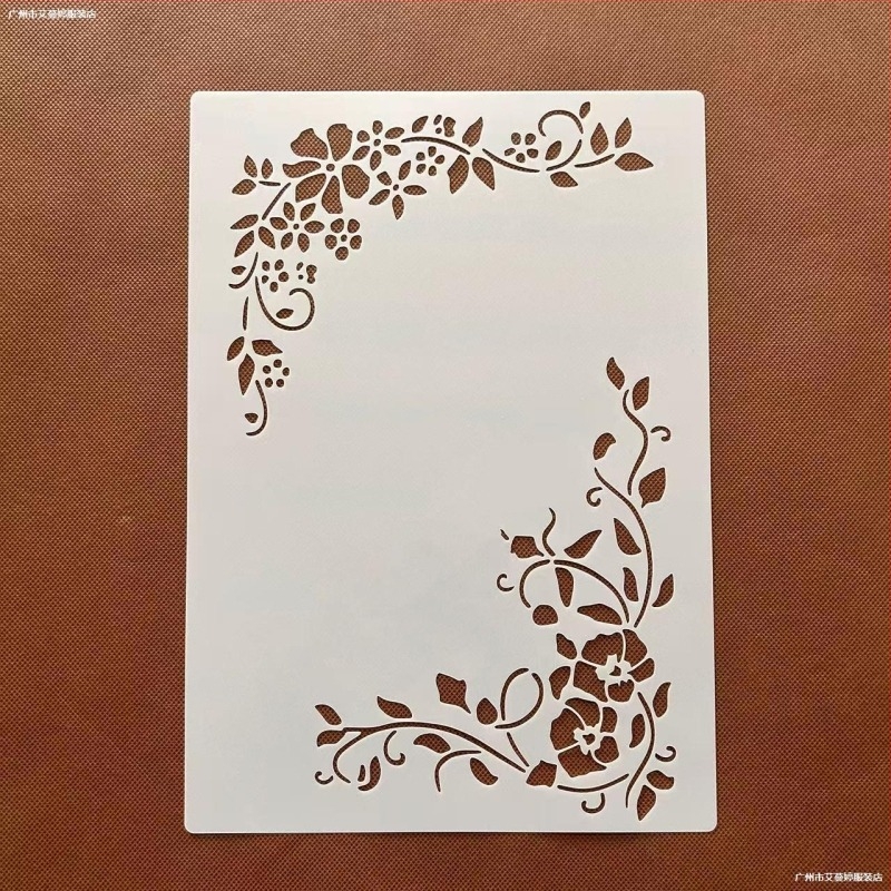 Europska vintage čipkana granica šablona, ručno oslikan izrezani dizajn, šablona za rubanje i foto-album (Brand: Other; Material: Other; Import: Ne; IP: Ne)