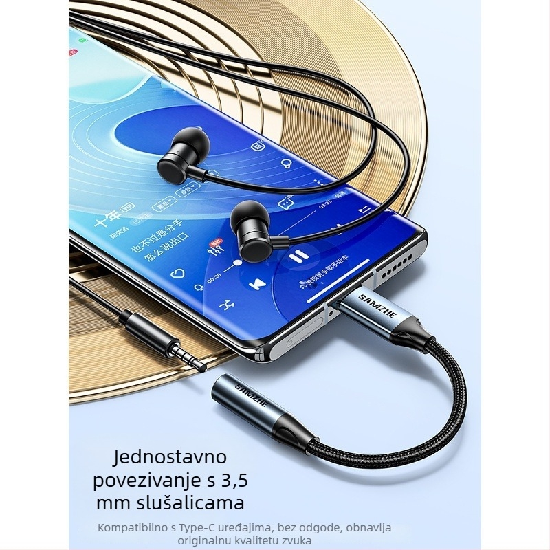 Samzhe TY101 USB-C DAC adapter za slušalice s 3,5 mm priključkom