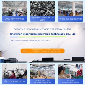 Type-C adapter za mobitel s 60W PD brzo punjenje – 2-u-1 slušavno-punjac kabel, inline kontrole, podrška za pozive i reprodukciju glazbe, kompatibilno s Apple, Huawei, Samsung, Honor, Xiaomi, Vivo