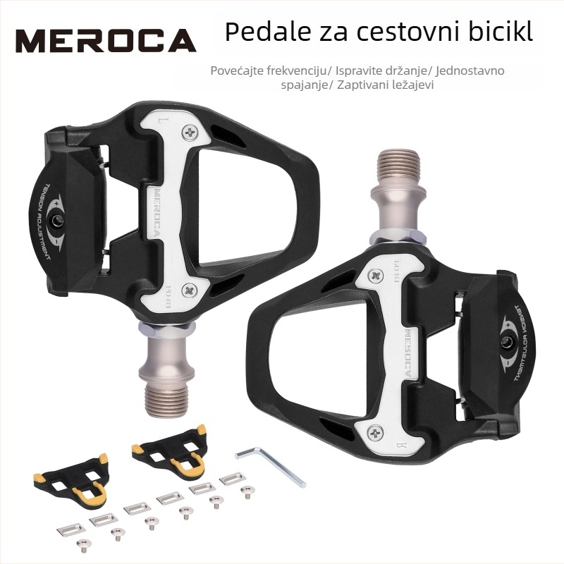 MEROCA ROAD LOCK pedala za cestovni bicikl sa SPD sustavom – nylon pedala s mehanizmom zaključavanja