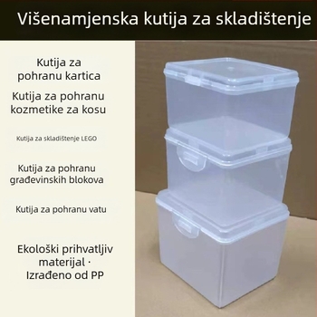 Kutija za pakiranje čelne lampe, PP plastika, 1 L kapacitet, moderni minimalistički dizajn