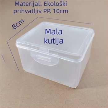 Kutija za pakiranje čelne lampe, PP plastika, 1 L kapacitet, moderni minimalistički dizajn