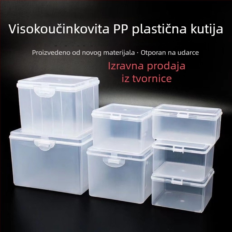 Kutija za pakiranje čelne lampe, PP plastika, 1 L kapacitet, moderni minimalistički dizajn