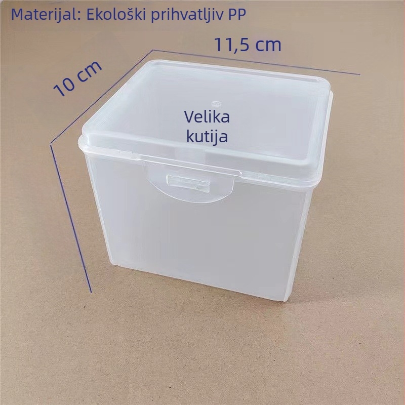 Kutija za pakiranje čelne lampe, PP plastika, 1 L kapacitet, moderni minimalistički dizajn