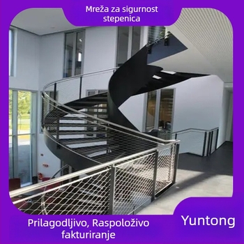 Nehrđajuća čelična mreža za ograde stepenica i mosta – zaštita od pada