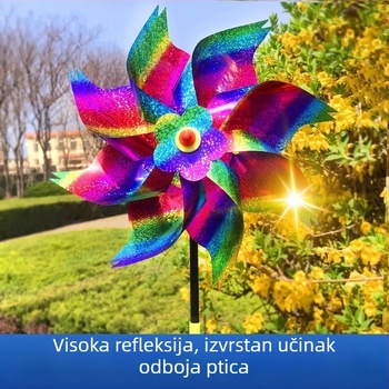 Vjetroturbina za odbranu ptica - PET materijal, Brend: Friendly, Šifra proizvoda Bird repellent windmill, Uvoz: Ne