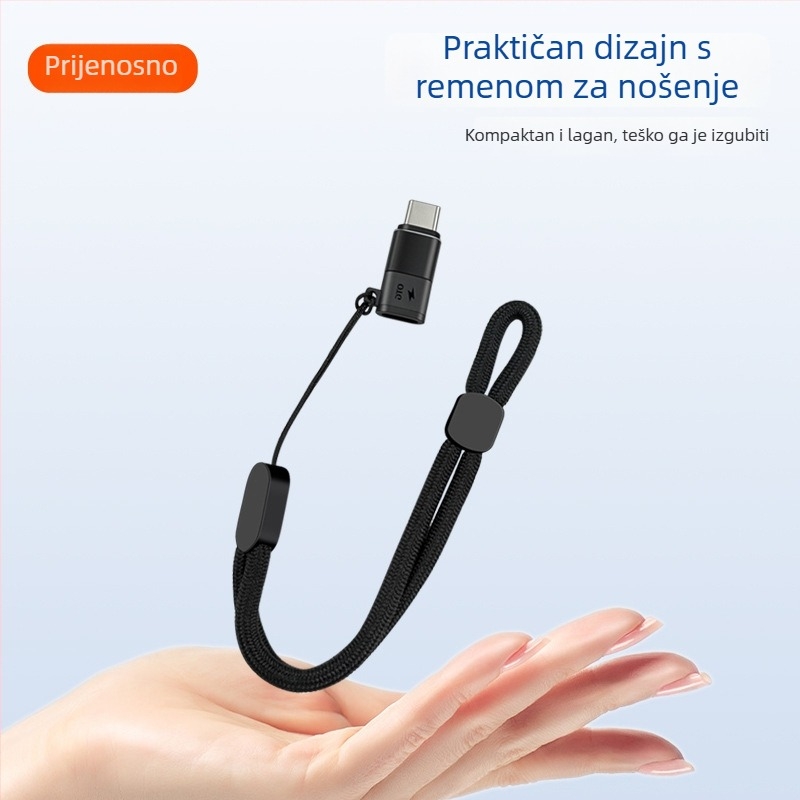 OTG Type-C adapter za mobitele i tablete s punjenjem, višenamjenski bežični mikrofon – Digital Fox