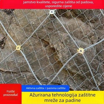 Aktivna zaštitna mreža za padine (Brand: Tuojie; Broj proizvoda: 01; Primjena: Za zaštitu padina; Tip: Zaštitna mreža)