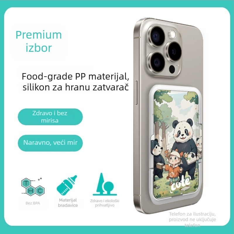 Kutija za tablete Kangzhao, crtani stil, prijenosna, kapacitet 50 ml, TPU i plast