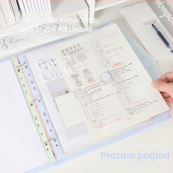 Mapa za listove Reversal Fz-4421 – PP materijal, jednoklip