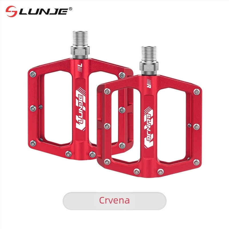 Lunje T002 pedala za planinske i cestovne bicikle, 6061 aluminijska legura, sustav ležajeva