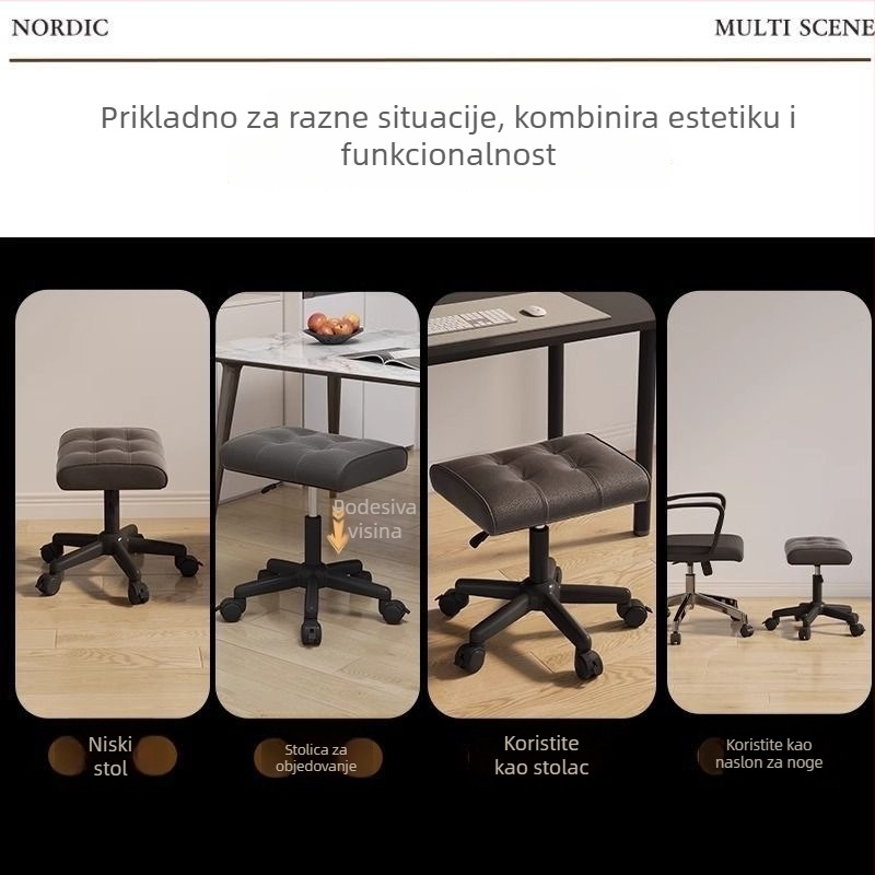 Podnožak za noge, podesiva, nordijski stil, najlon materijal, Model J123
