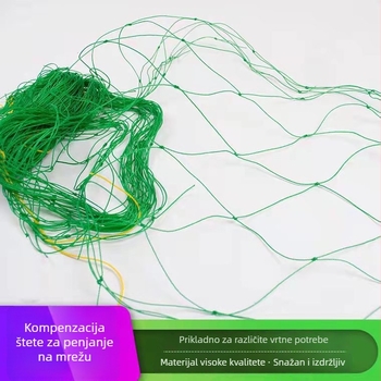 Plastična mreža za potporu penjačkih biljaka — kućni set za vrtlarstvo s konopcem za vezivanje