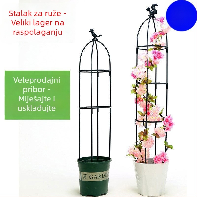 Klematis penjačka rešetka, stalak za ruže, podrška za penjačke biljke u vrtu, okvir za balkon u europskom stilu