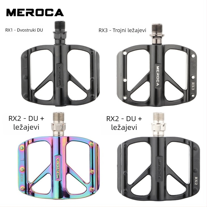 MEROCA pedala za bicikl – sklopna, aluminijska legura, DU ležaj, za planinski bicikl