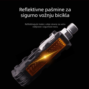 Sklopivi pedali za bicikl – Model K502F, Marka GINEYEA, Materijal: aluminijska legura + inženjerski plast, Kompatibilno s Xiaobu, Daxing i Fengxing sklopivim biciklima