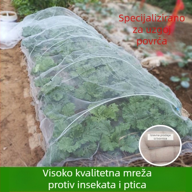 80-mrežna mreža protiv štetnika za uzgoj povrća, za sadnice, polja i voćnjake; mreža protiv ptica