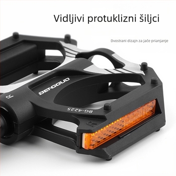 Pedale za bicikl od najlona s dijamantnim oblikom, ultralegge, s dvostrukim DU ležajevima
