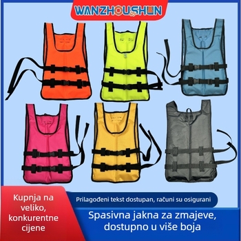 Prenosiva ribarska životna jakna s plovnostnim svojstvima za morsku upotrebu – za kajak i dragon boat, model sc-lz, mogućnost prilagodbe.