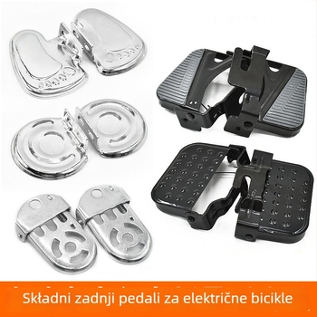 Električni bicikl prednja pedala za EV modifikacije, željezni materijal, pečeni emajl završni sloj, šifra RZJD1
