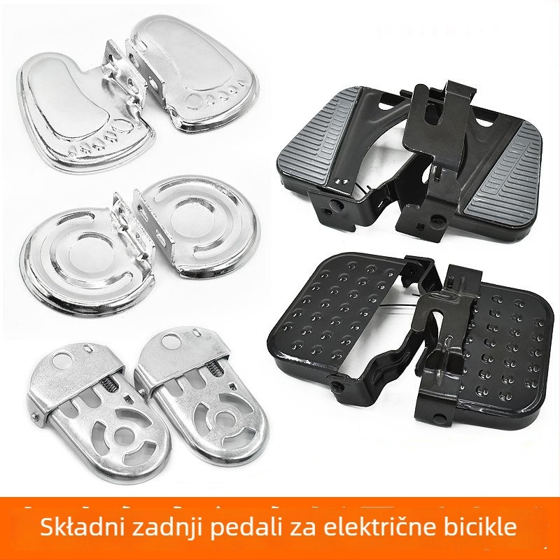 Električni bicikl prednja pedala za EV modifikacije, željezni materijal, pečeni emajl završni sloj, šifra RZJD1