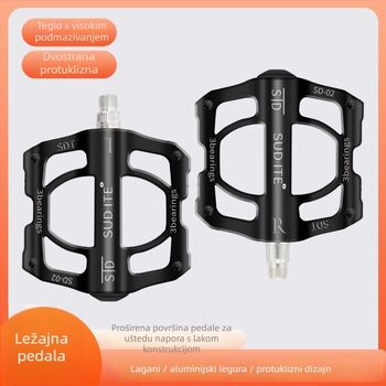 Sudith SDT-15 aluminijski biciklistički pedali, protuklizni, za planinske i cestovne bicikle