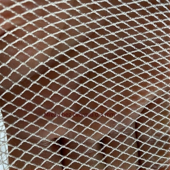 Bijela najlonska mreža za ribolov i uzgoj riba, mreža za podizanje i mreža za vješanje fotografija