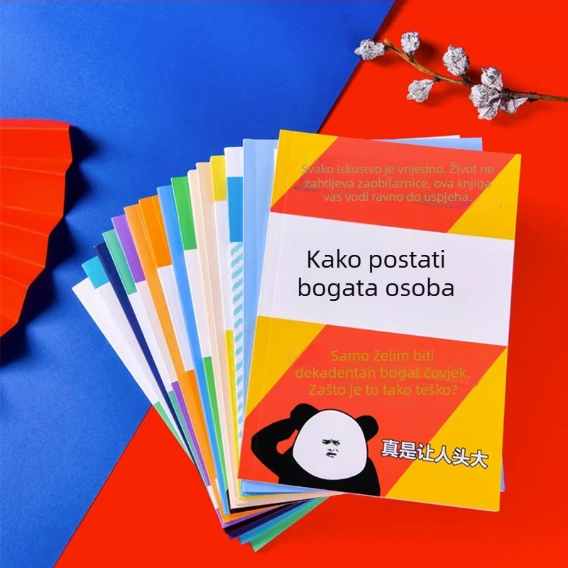Bilježnica Initial Wenchuang, veza s otpuštanjem listova, papir od drvnog celuloznog vlakna, 40 g težina papira, uredski stil