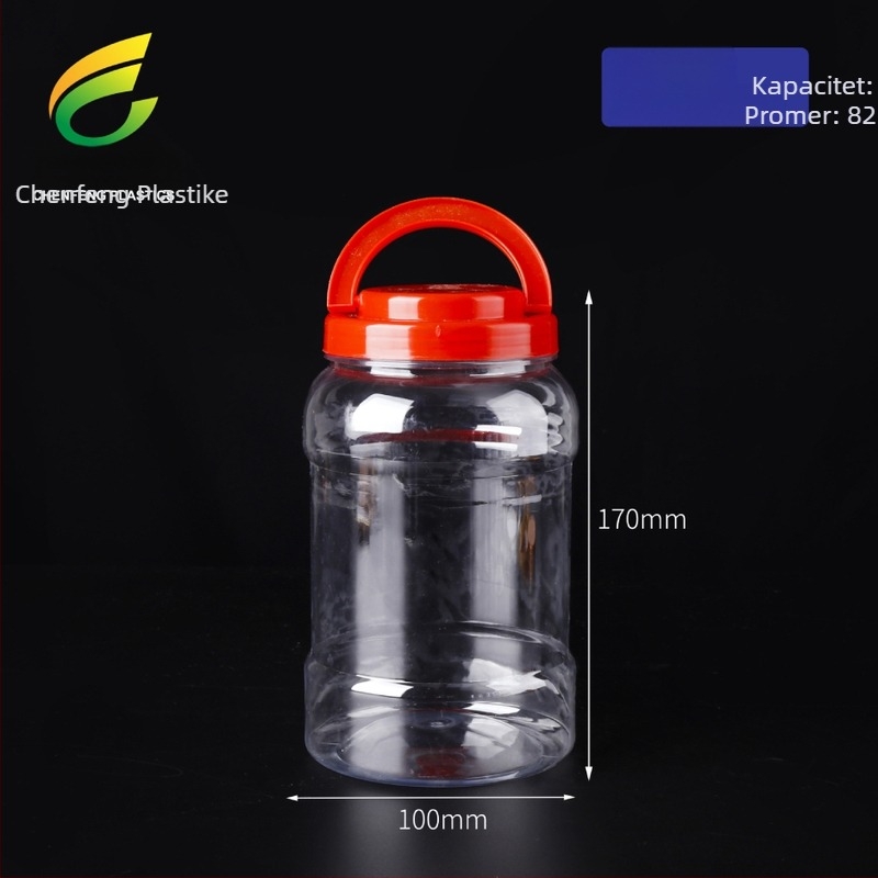 Plastična posuda za med, orahe i grickalice sa zatvorenim poklopcem; Materijal: plastika; Pakiranje: posuda; Zapremina: 1L, 2.5L, 5L