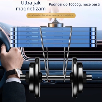 Auto magnetski držač za telefon na ploču – magnetsko pričvršćivanje, punjiv