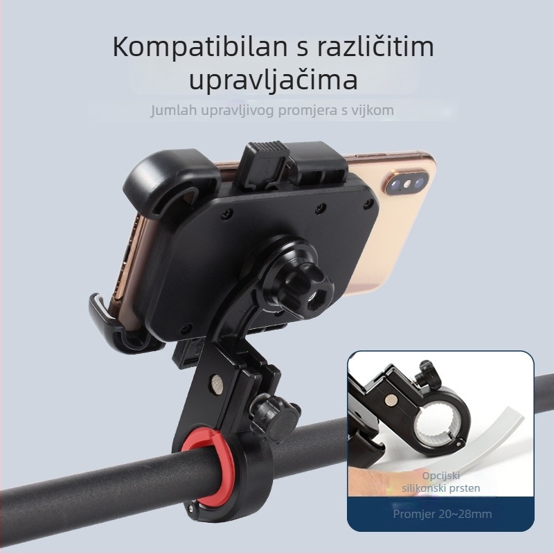 Universalni držač telefona za vozila; Model: Electric Vehicle Bracket; Materijal: Plastika; Opći model; Mogućnost prilagodbe.