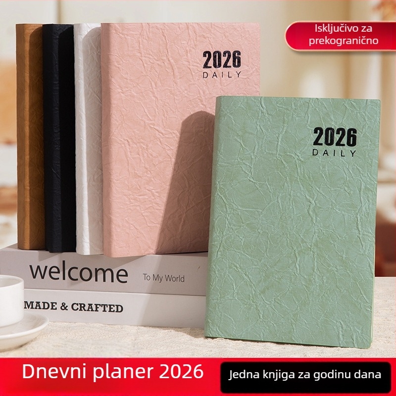 bilježnica LIMAI, ljepilo povezivanje, minimalistički stil (unutarnji papir dvostruko premazan, 80 g/m2, 300–400 stranica)
